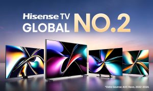 Hisense Giữ Vững Vị Trí Số 2 về Thị phần Xuất xưởng TV Toàn cầu Năm Thứ Ba Liên Tiếp
